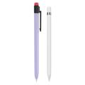 AHASTYLE PT80-1-K Pour Apple Pencil 2ème Génération Stylo Stylet Housse protectrice anti-chute en silicone - Violet