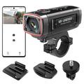 Caméra Akeeyo 710S 4K pour moto/vélo avec Wi-Fi et stabilisation EIS