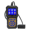 Scanner OBD2 AT500 - Outil de diagnostic automobile avec écran TFT 2.4" - Noir / Jaune