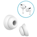 Embouts AirPods Pro en Silicone Ahastyle PT99-2 - S, M, L - Blancs