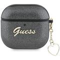 Étui AirPods 4 Guess Metallic Script Charm