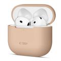 Étui en silicone AirPods 4 Tech-Protect - Café Latte