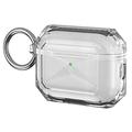 Étui de protection AirPods Pro 3 en TPU souple bicolore - Noir / Transparent