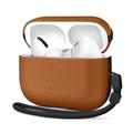 Étui en cuir AirPods Pro 3 Tech-Protect NaturalFit - Marron