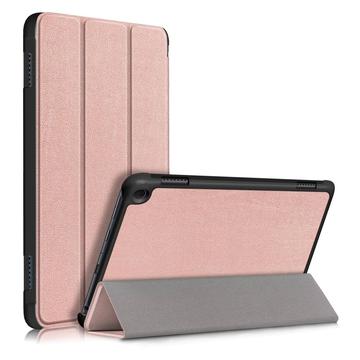Étui à Rabat Smart Amazon Fire HD 8 (2020)/8 Plus (2022) - Série Tri-Fold - Rose Doré