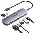 Hub USB-C 7-en-1 Anker A83D2HA1 - Gris