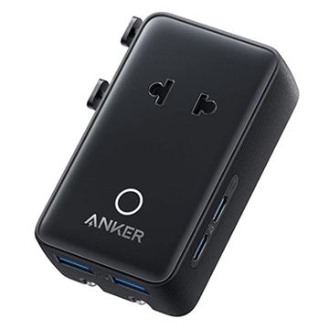 Adaptateur de voyage Anker Nano à 5 ports - 20W - Noir
