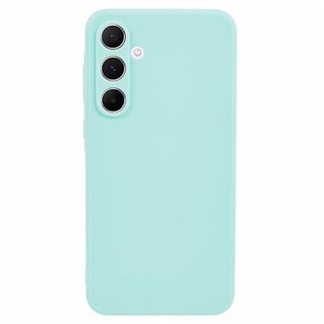 Coque Samsung Galaxy A35 en TPU Mate Anti-Empreintes - Cyan