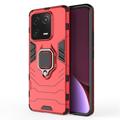Coque Hybride Xiaomi 13 Pro avec Support Bague - Rouge
