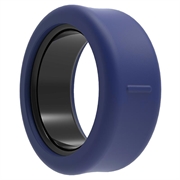 Oura Ring 5, Samsung Galaxy Ring étui en silicone anti-rayures - Taille : 10/11/12/13 - Bleu foncé