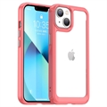 Coque Hybride iPhone 14 Plus Antichoc - Rouge