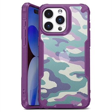 Coque Hybride iPhone 15 Pro Max Antichoc - Camouflage