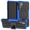 Coque Hybride Huawei P30 Pro Antidérapante avec Béquille - Bleu / Noir