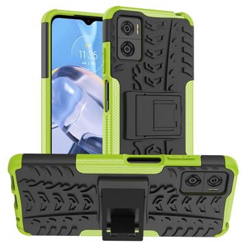 Coque Hybride Motorola Moto E22/E22i Antidérapante avec Béquille