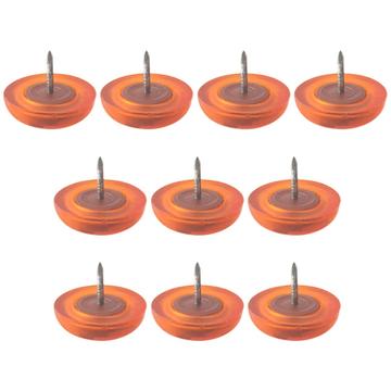 Point anti-dérapant pour pieds de chaises 20mm - 10 Pcs. - Orange