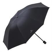 Parapluie pliant compact anti-UV pour le soleil et la pluie - Noir