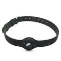 Collier en silicone Apple AirTag 1/2 pour chiens et chats - Noir