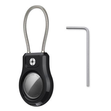 Étui Apple AirTag/AirTag 2 avec bracelet en acier inoxydable