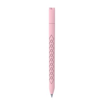 Étui en silicone à texture diamant pour Apple Pencil (USB-C) - Rose