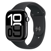 Apple Watch 10 GPS MWWQ3QN/A - Aluminium, bracelet sport noir, M/L, 46mm - Noir de jais