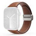 Bracelet en cuir véritable Dux Ducis YA à boucle M pour Apple Watch (42/44/SE/45/46/49mm) - Marron