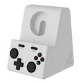 Support de recharge en silicone pour Apple Watch, style console de jeux - Gris clair