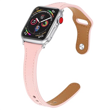 Bracelet Apple Watch Series 10/9/8/SE (2022)/7/SE/6/5/4/3/2/1 en Cuir Premium - 42mm/41mm/40mm/38mm