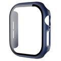 Coque Apple Watch Series 11/10 en Plastique avec Protecteur d'Écran - 46mm - Bleu Foncé