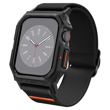 Bracelet Apple Watch Series 11/10 avec étui Spigen Lite Fit Pro - 46mm - Noir