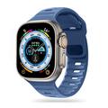 Apple Watch Series Ultra 2/Ultra/10/9/8/SE (2022)/7/SE/6/5/4/3/2/1 Tech-Protect IconBand Line Bracelet en silicone - 49mm/46mm/45mm/44mm/42mm - Bleu