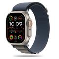 Bracelet Apple Watch Series Ultra 2/Ultra/9/8/SE (2022)/7/SE/6/5/4/3/2/1 Tech-Protect Nylon Pro - 49mm/45mm/44mm/42mm - Marine / Gris