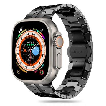 Apple Watch Series Ultra 2/Ultra/9/8/SE (2022)/7/SE/6/5/4/3/2/1 Tech-Protect Bracelet en acier inoxydable - 49mm/45mm/44mm/42mm - Noir