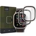 Apple Watch Ultra/Ultra 2 Hofi Glass Ring Protecteur d'écran en verre trempé - 49mm - 2 pièces - Titane