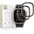 Protecteur d'écran Apple Watch Ultra/Ultra 2/Ultra 3 Tech-Protect Glass Ring - 9H, 2 Pcs. - Titane