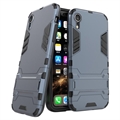 Coque Hybride Armor pour iPhone XR avec Béquille - Série Armor - Grise