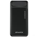 Banque d'alimentation Awei P6K Dual USB Power Bank 20000mAh - Noir