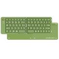 B023 Clavier sans fil magnétique pliable à 68 touches avec support pour téléphone - QWERTY - Vert