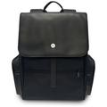 Sac à dos pour ordinateur portable BMW avec poches latérales et logo métallique - 15" - Noir