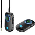 BT-T3 2 en 1 Bluetooth 5.0 Receiver Transmitter 3.5mm Aux Car Wireless Audio Adapter for Speaker PC TV Headphones