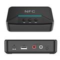 BT200 Récepteur audio NFC Bluetooth 5.0 - Adaptateur AUX 3.5mm et RCA - Noir