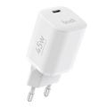 BUDI AC020EW Chargeur rapide USB-C GaN 45W - Blanc