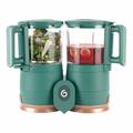 Robot de cuisine 4-en-1 en verre Babymoov Nutribaby - 500W - Vert