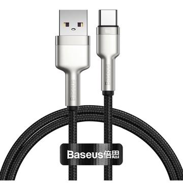 Baseus Cafule Metal Series Câble USB-A vers USB-C - 66W, 1m - Noir