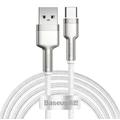Baseus Cafule Metal Series Câble USB-A vers USB-C - 66W, 2m - Blanc
