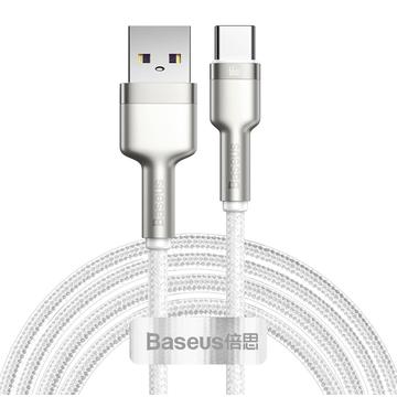 Baseus Cafule Metal Series Câble USB-A vers USB-C - 66W, 2m - Blanc