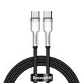 Câble USB-C métallique Baseus Cafule Series 100W CATJK-C01 - 1m - Noir