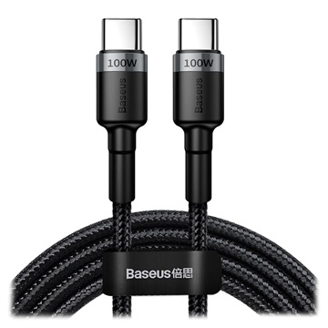 Câble USB-C Baseus Cafule - 2m - Gris / Noir