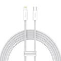 Baseus Dynamic Series Câble USB-C vers Lightning avec tresse en nylon - 20W, 2m - Blanc
