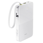 Batterie externe Baseus EnerFill Bipow2 Pro 10000mAh avec câble USB-C - Blanc