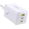 Chargeur rapide à 3 ports Baseus EnerFill FE11 100W - EU Plug - Blanc